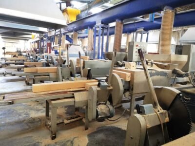 Pallet block production line