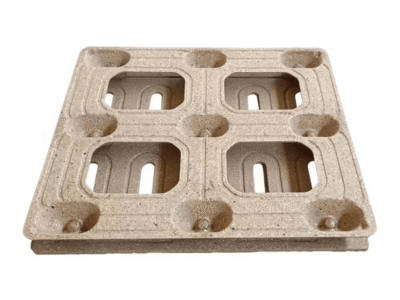 Double deck presswood pallet machine