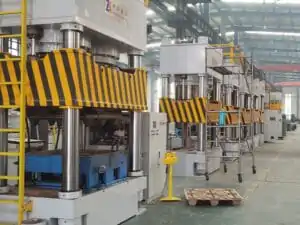 presswood pallet machine in production line