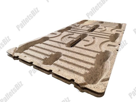 big size presswood pallet used for loading solar panels