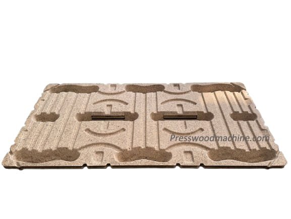 big size presswood pallet used for loading solar panels