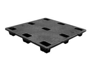 plastic pallet flat surface with 9 feet