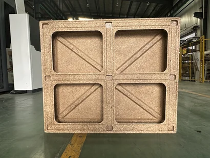 Double deck presswood pallet -backside