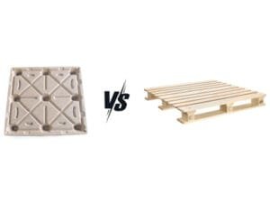 mold pallet compared with solid wood pallet