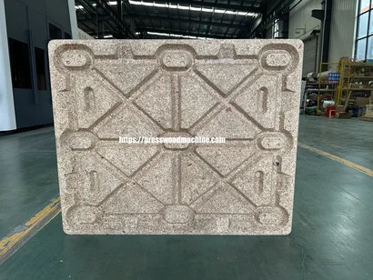 Molded presswood pallet-double deck pallet top deck