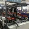 Horizontal pallet nailing machine for euro block pallet with 6 nail guns