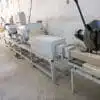 single head machine for euro pallet woodchips block