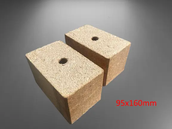 160x95mm wood chips block