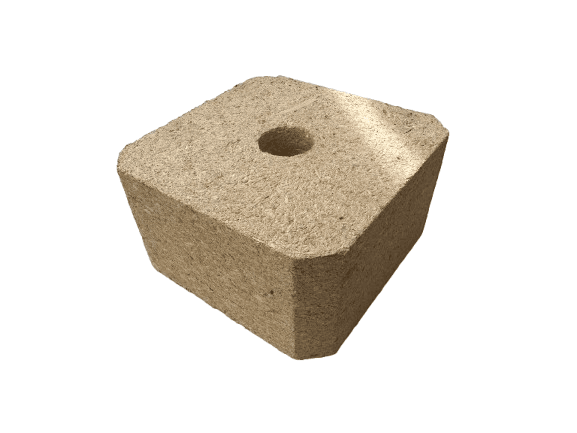 euro pallet pressed sawdust wood blocks size 145x145mm