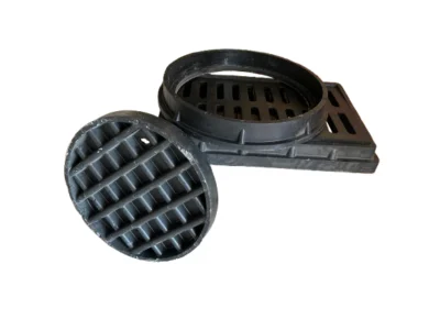 Manhole cover made from BMC