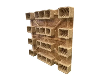Flat Surface presswood pallet back side