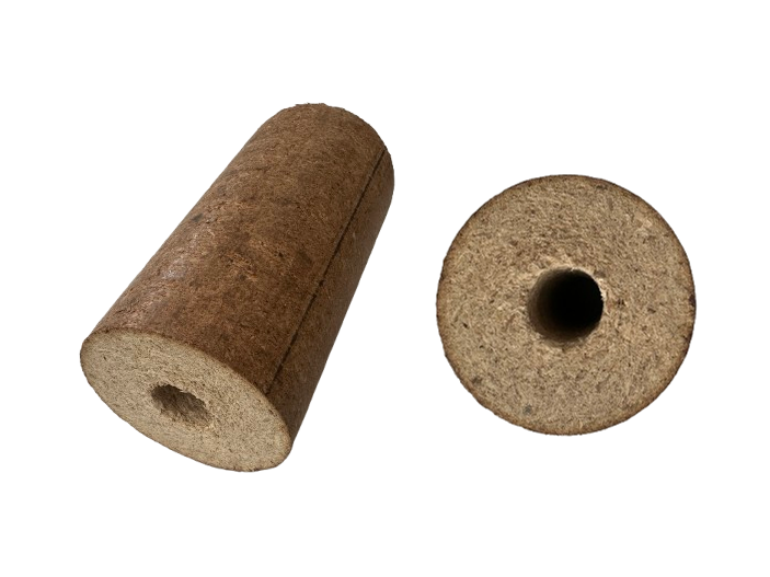 Special type Extruded saw dust round log