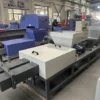 pallet block machine with 2 heads and square hopper white-gray color